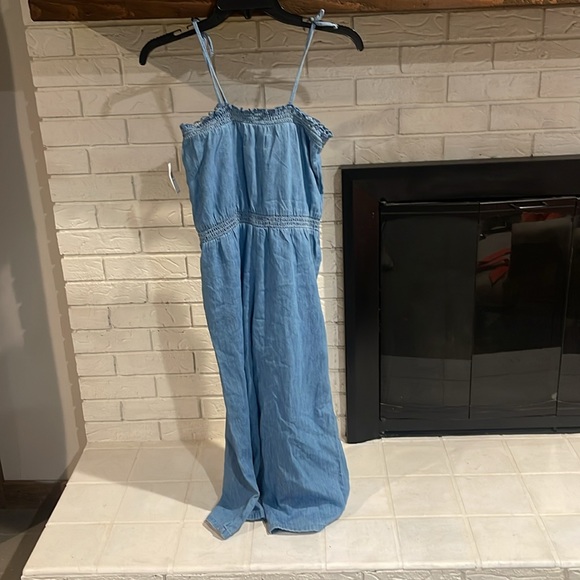 Chambray Jumpsuit - Picture 3 of 3